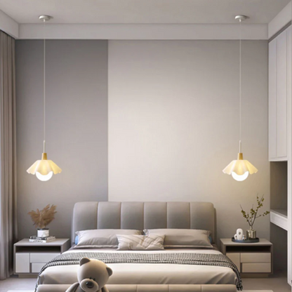 Delicate Flower Pendant Light