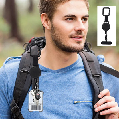 Adjustable Phone Safety Mount With Secure Belt Clip
