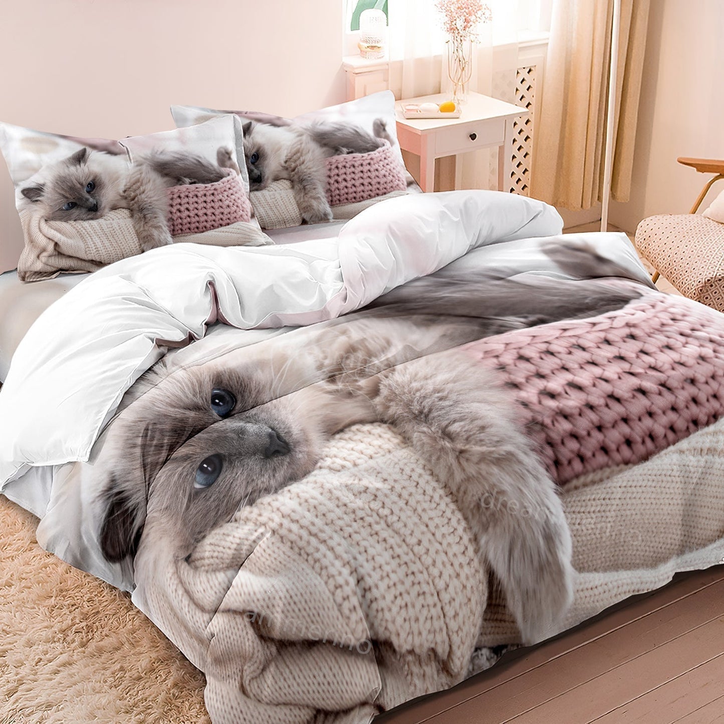 Classic Comfortable Bed Duvet Cover Set