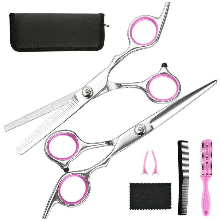 Premium Hair Cutting Kit with Sharp Thinning Scissors