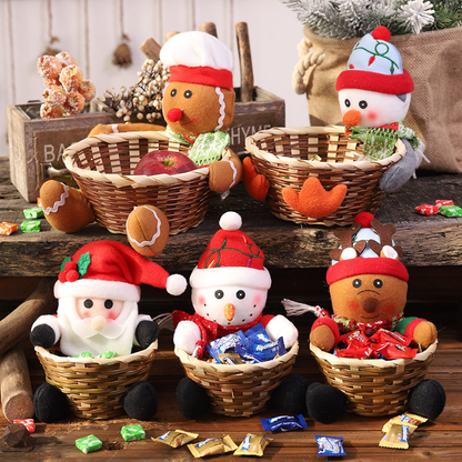 Holiday Sweet Woven Gift Basket