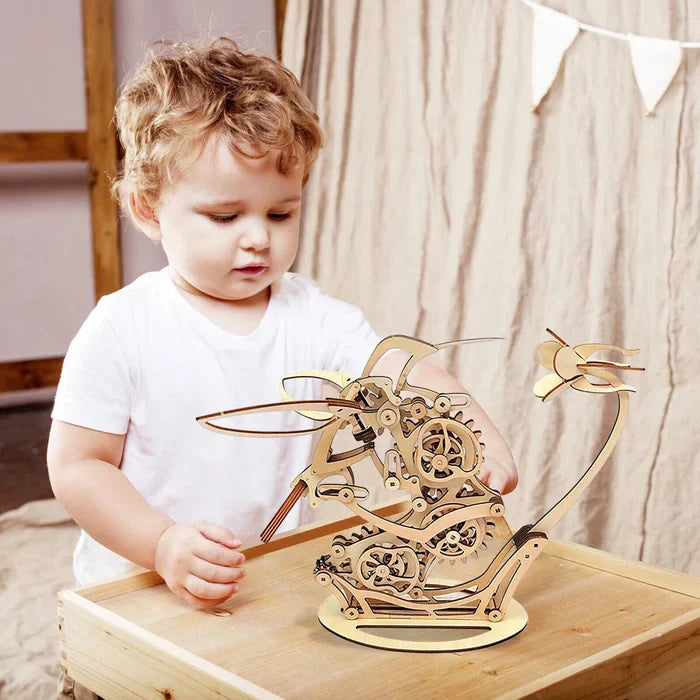 Handcrafted Wooden Whirling Bird Decor