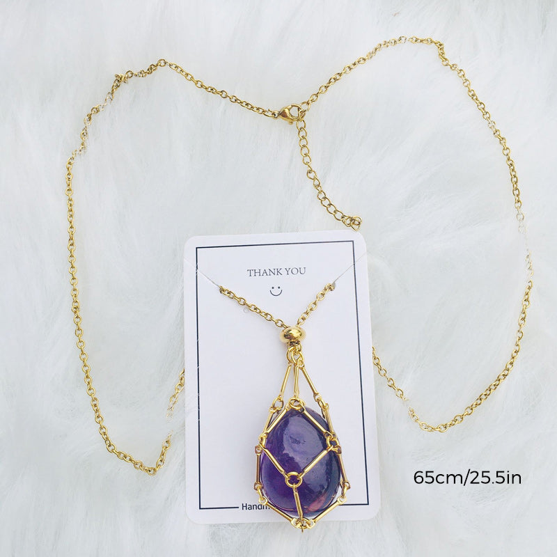 Shiny Stone Gem Necklace