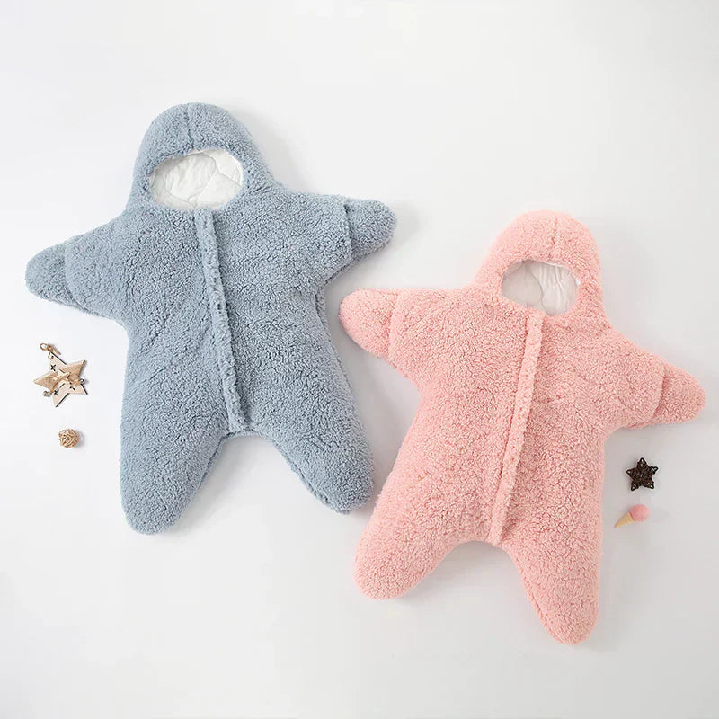 Cozy Baby Romper Suit with Soft Hood - Luxicro