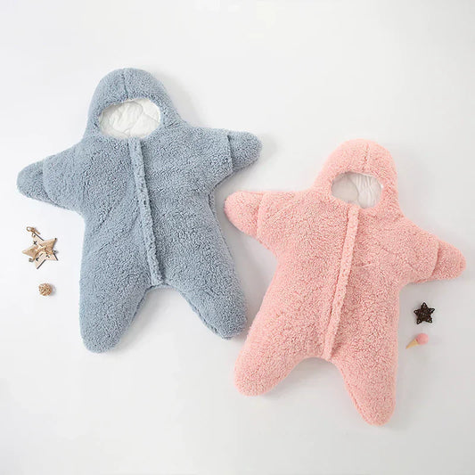 Cozy Baby Romper Suit with Soft Hood - Luxicro