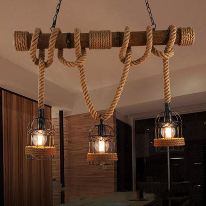 Rustic Metal Hanging Light Fixture