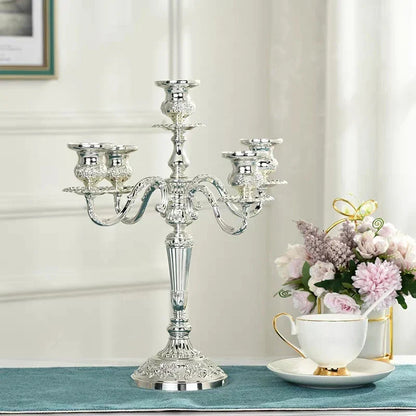 Elegant Gold Candle Holder
