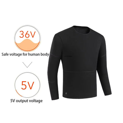 Warm Thermal Base Layer Top for Cold Weather