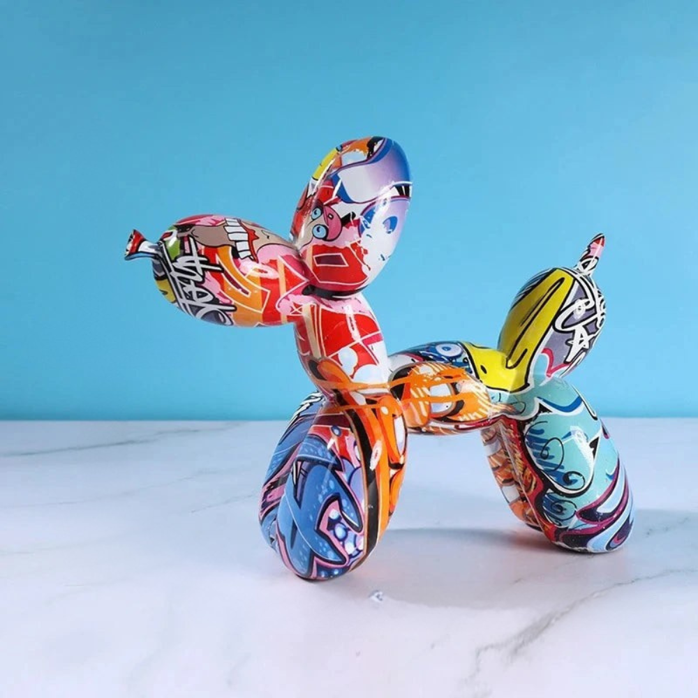 Unique Artistic Dog Figurine Resin Home Decor Statue