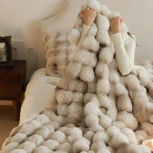 Cozy Fleece Wearable Throw Blanket - Luxicro