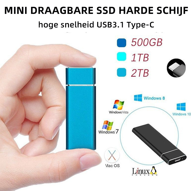 Fast Compact USB External Hard Drive