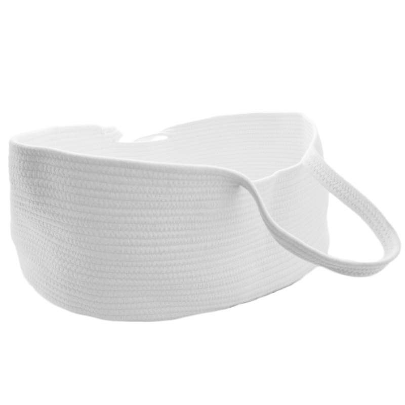 Cozy Newborn Baby Basket with Easy Carry Handles
