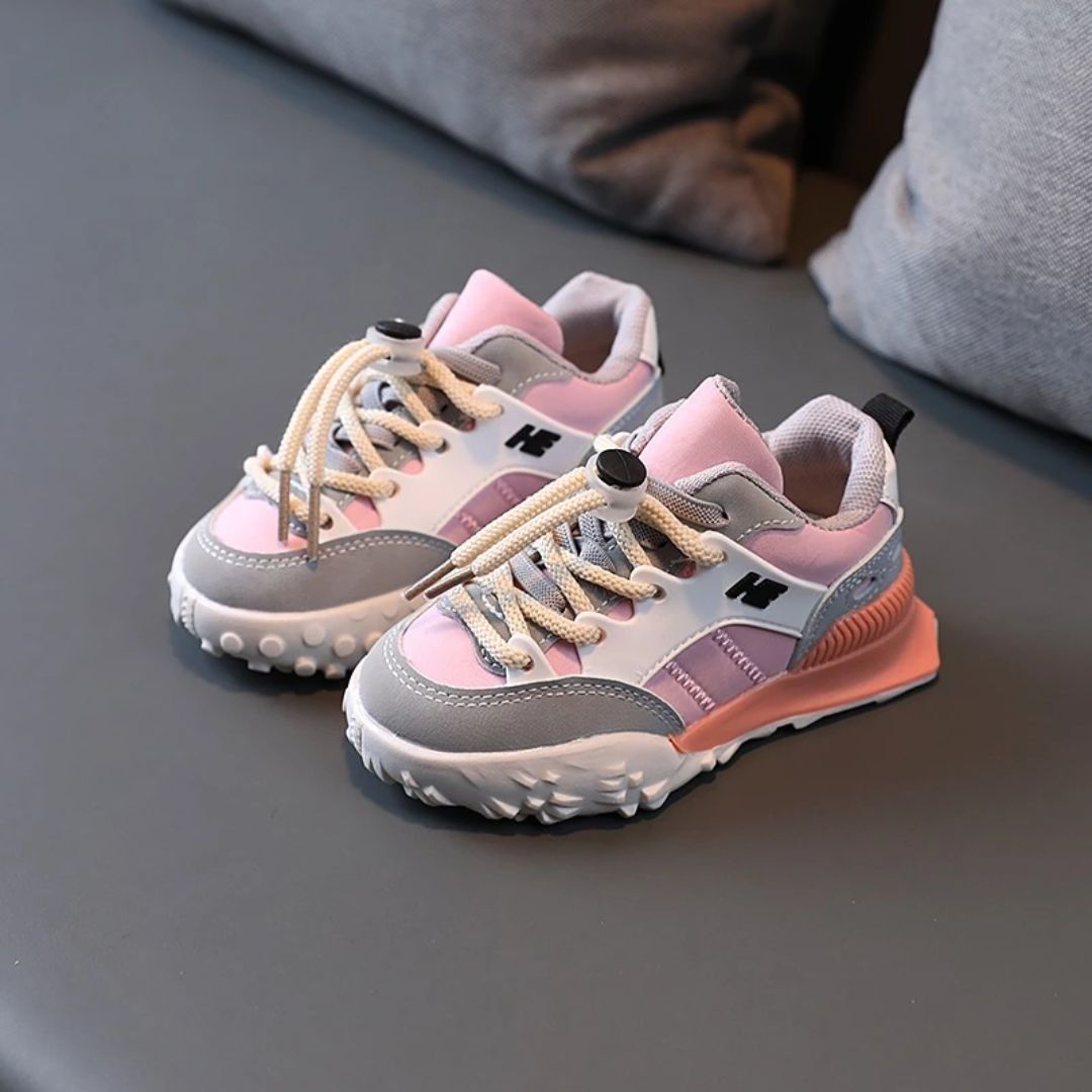 Boys Girls Running Shoes - Cushioned Sport Sneakers