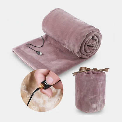 Portable USB Heated Travel Blanket - Luxicro
