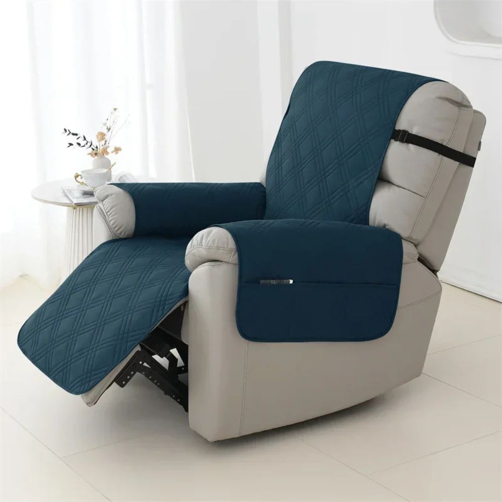Durable Faux Leather Pet Proof Recliner Slipcover