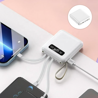 Portable 4-in-1 Quick Charge Power Bank - Luxicro