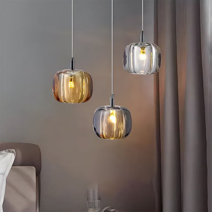 Vibrant Glass Drop Chandelier Lighting