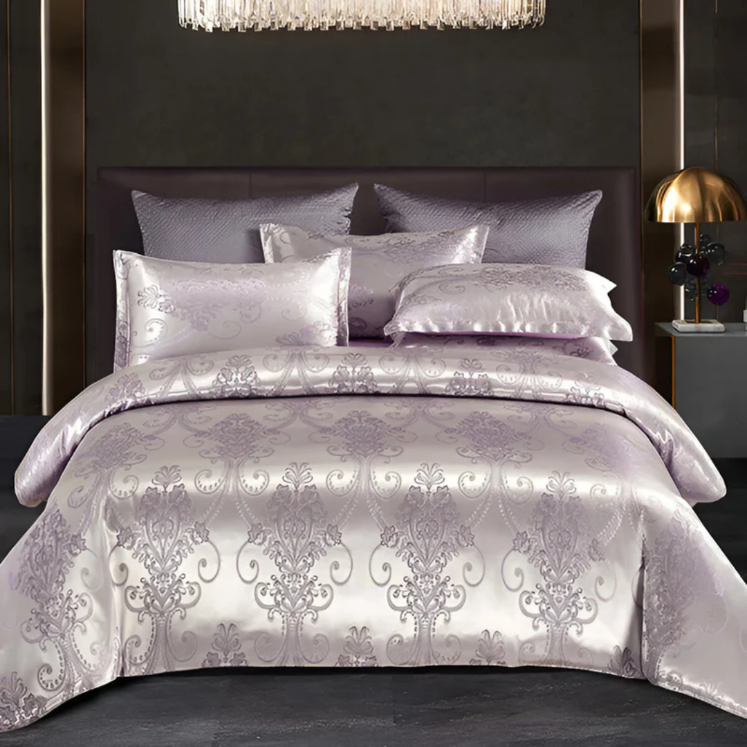 Delicate Rose Print Bedding Duvet Cover Set
