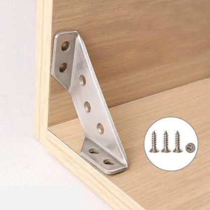 Durable Steel Corner Support for Shelves