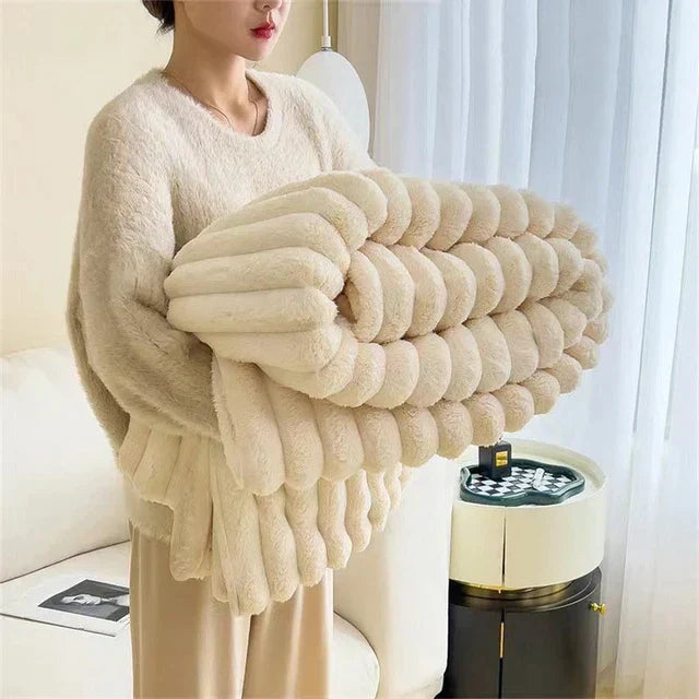 Cozy Fleece Throw Blanket