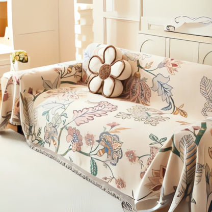 Beautiful Flower Pattern Sofa Slipcover