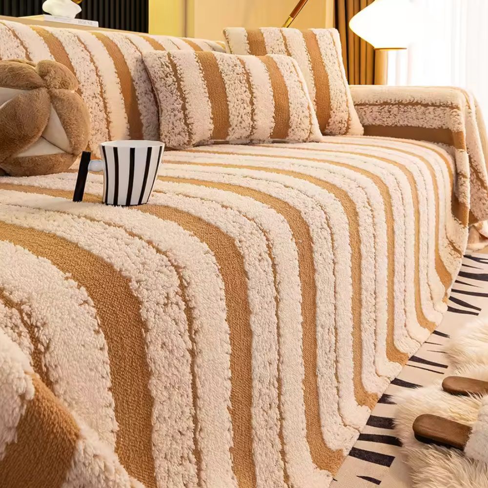 Colorful Patterned Couch Slipcover