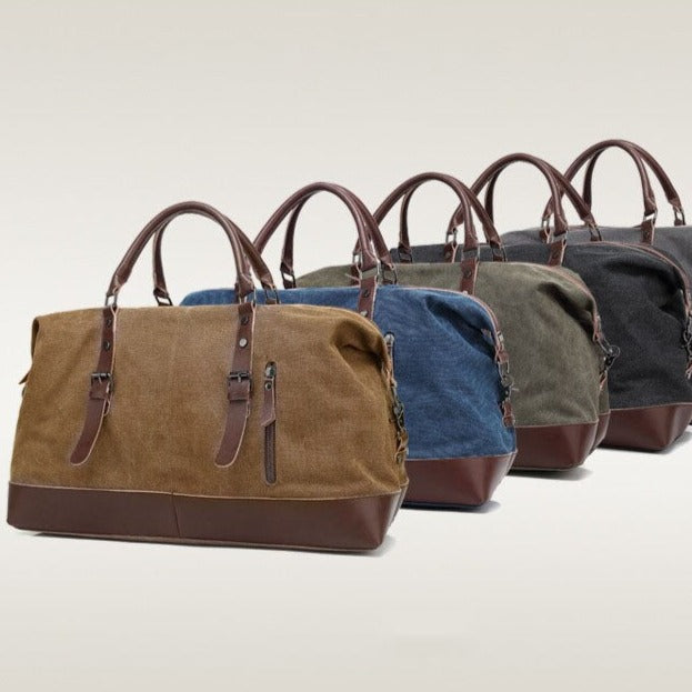 Large Leather Mens Luggage Duffel Bags - Luxicro