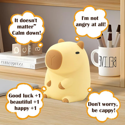 Cozy Capybara Night Lamp - Soft Warming Light