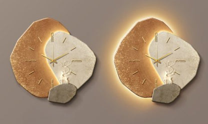 Classic White Wooden Wall Clock