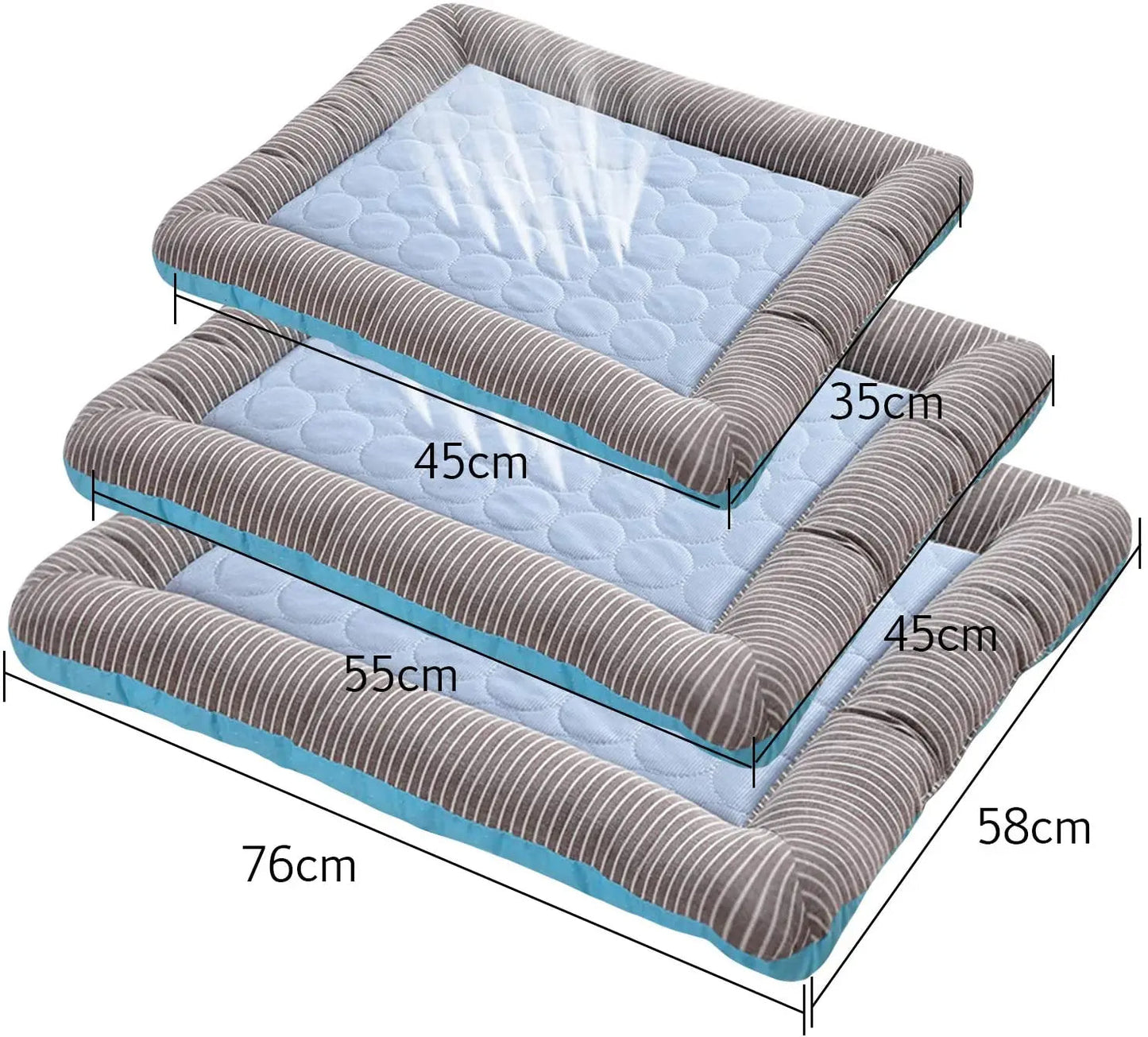 Cooling Gel Pet Bed Mat For Dogs And Cats