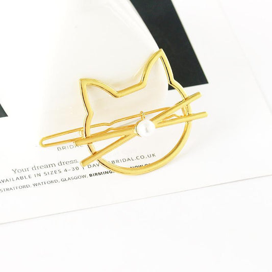 Cute Kitty Hair Clips - Luxicro
