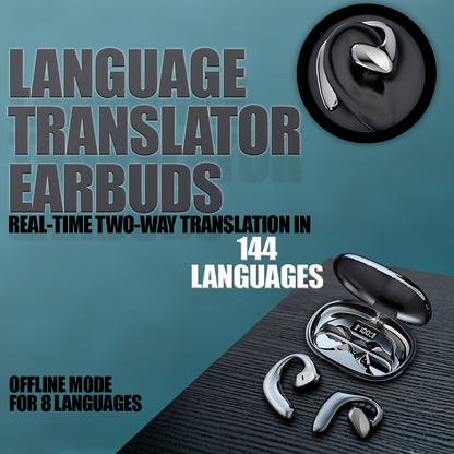 Instant Voice Translator Earbuds for Travel
