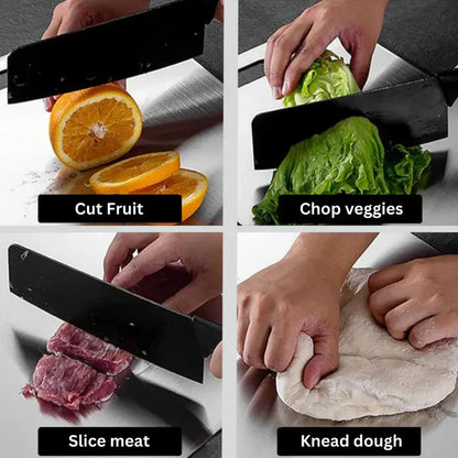 Hygienic Metal Cutting Board for Fresh Food Prep