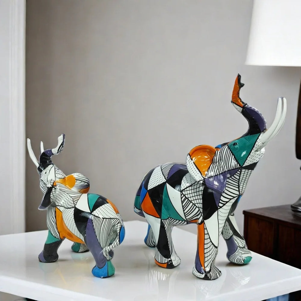 Unique Modern Elephant Decor Figure - Luxicro