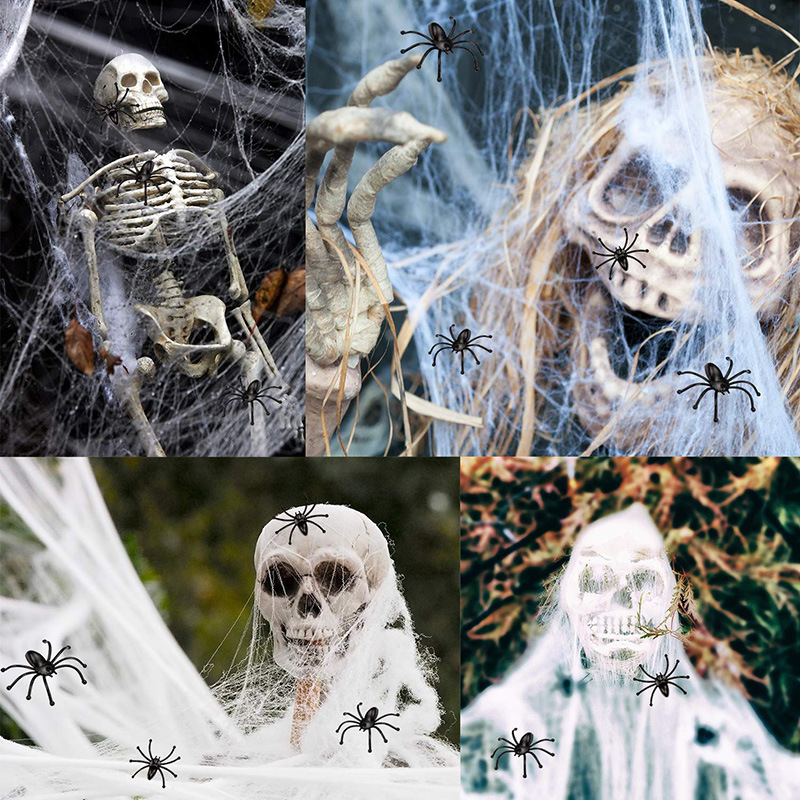 Creepy Halloween Cobweb Decorations