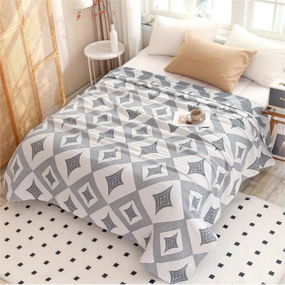 Luxurious Chevron Throw Blanket