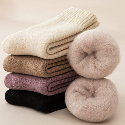 Cozy Fleece Lined Thermal Socks for Men Women