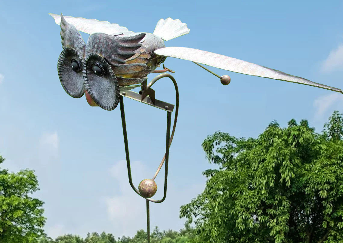 Colorful Yard Metal Windmill Decoration