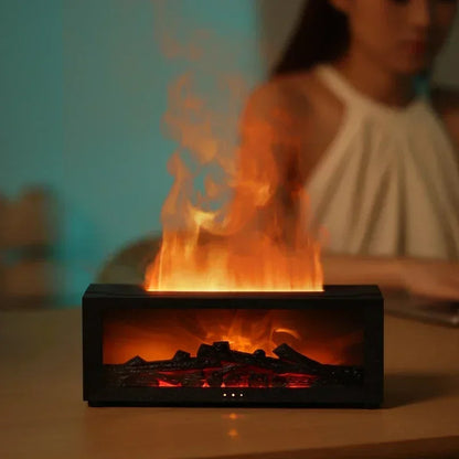 Cozy Electric Flame Fireplace Room Air Diffuser