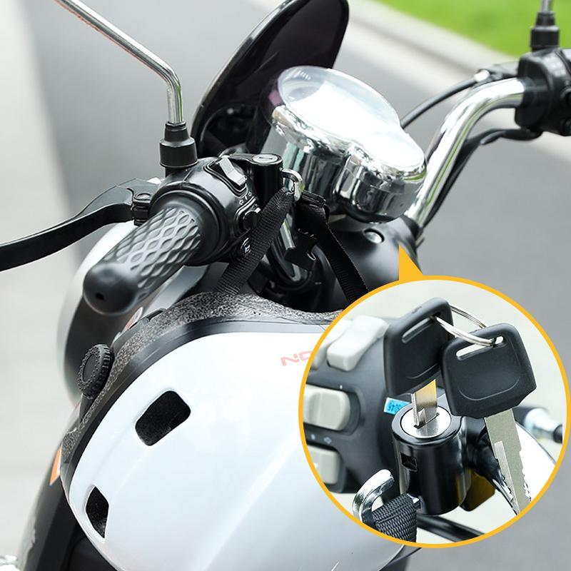 Secure Bike Helmet Locking System