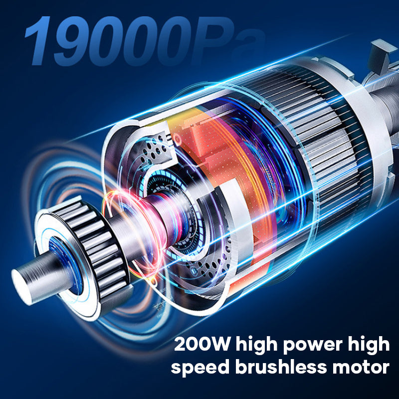 Compact Car Vacuum Cleaner Cordless Lightweight Design