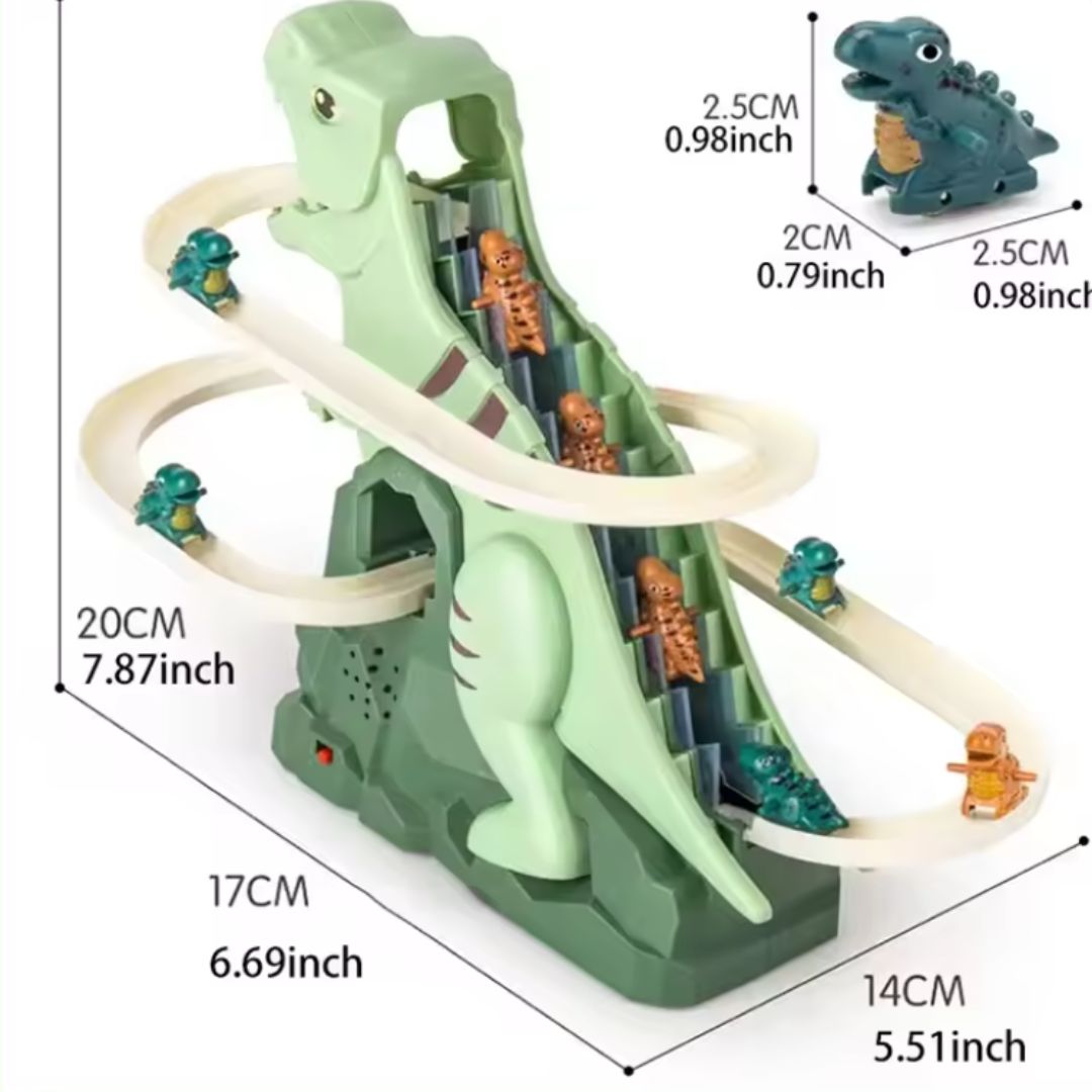 Fun Kids Dino Roller Coaster Ride