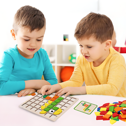 Challenging Wooden Brain Puzzle Game Set