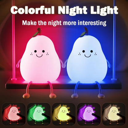 Compact Nightlight with USB and Warm Soft Light