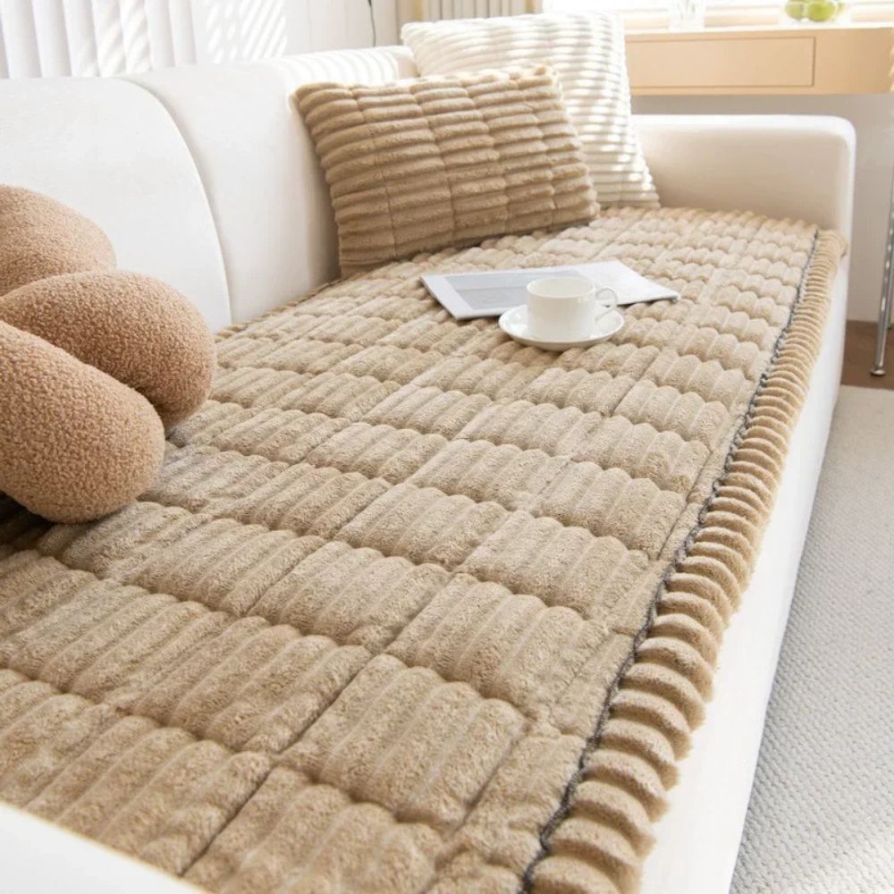 Soft Fleece Furniture Protector Sofa Cover - Luxicro