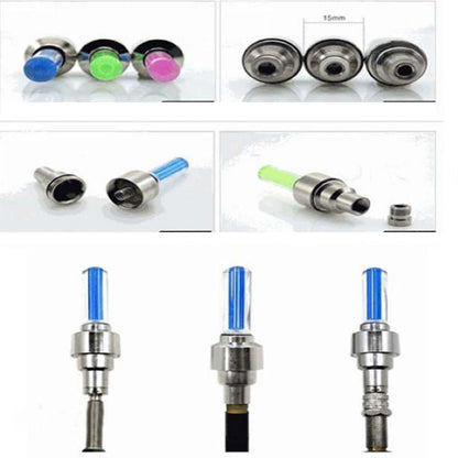 Premium LED Tire Valve Caps (2 Pack)
