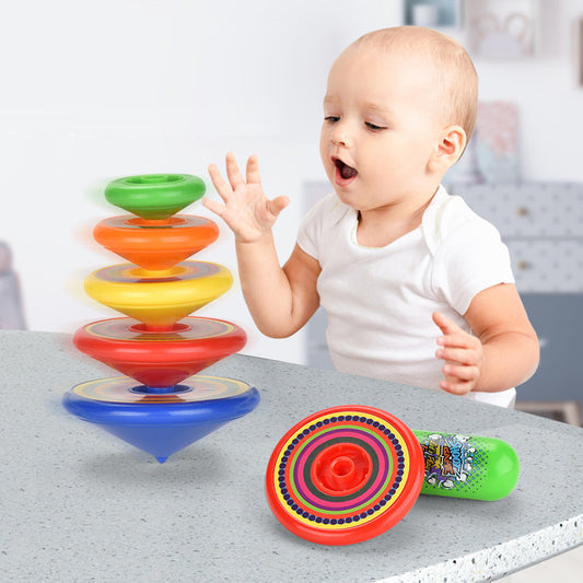 Bright Interactive Desk Top Spinner Toy - Luxicro