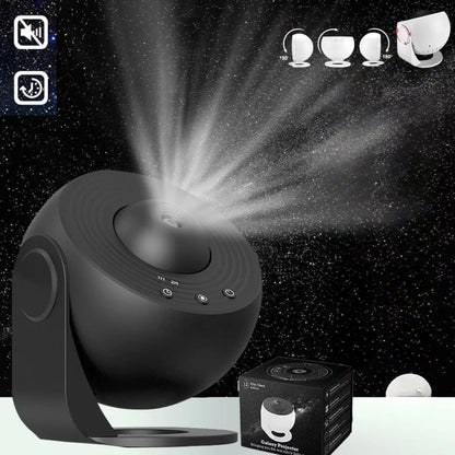 Cosmic Night Sky Projector with 360° Rotation