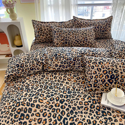 Luxury Animal Print Duvet Cover