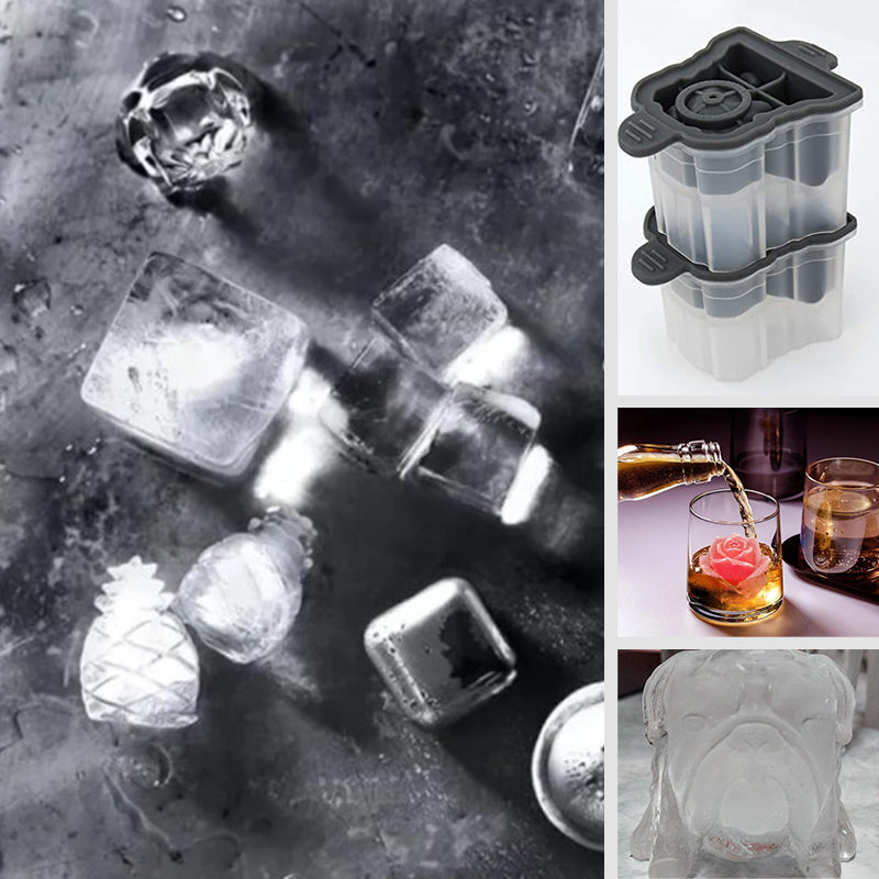 Colorful Dog Shaped Ice Cube Tray - Luxicro